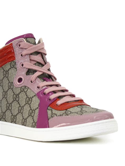 gucci gg supreme high top trainers|Buy Gucci Gg Supreme Shoes: New Releases & Iconic Styles.